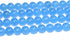 Natural Aquamarine Chalcedony Round Loose Beads for Jewelry Making DIY Bracelet Necklace (4mm)...
