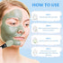 Face Masks Skincare, Turmeric Vitamin C Clay Mask, Green Tea Mask, Dead Sea Mud Mask, Face Mask Skin Care for Deep Cleansing, Women Skin Anti Agin...