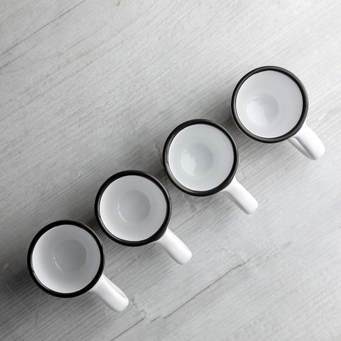 City to Cottage Ceramic Espresso Cups of 4, Small Expresso Shots Cups, Espresso Mugs, Demitasse Cups, Perfect for Espresso Machine and Coffee Make...