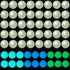 200 Pcs Luminous Solar Stone Beads Shiny Stone Glow in The Dark Glowing Loose Bead Round 8mm Blue Green Mixed with Hole for DIY Jewelry Making Bra...