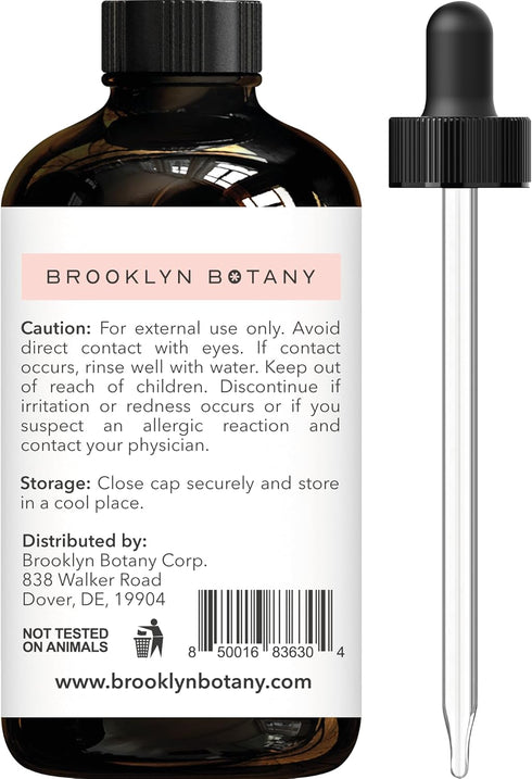 Brooklyn Botany Lavender Essential Oil - Huge 4 Fl Oz - 100% Pure and Natural - Premium Grade with Dropper - for Aromatherapy and Diffuser...