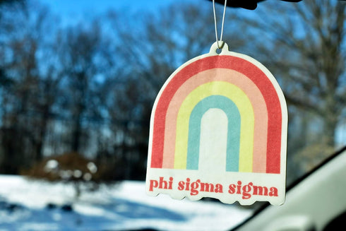 Gamma Phi Beta - Rainbow Air Freshener - 2/Pack - Flowers & Sunshine Scent...