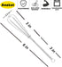 Anaeat 6 Pack Small Wire Whisks, Portable Stainless Steel Kitchen Tiny Whisk & Egg Beater with Thick Wire - Sturdy Mini Mixing Balloon for Cooking...