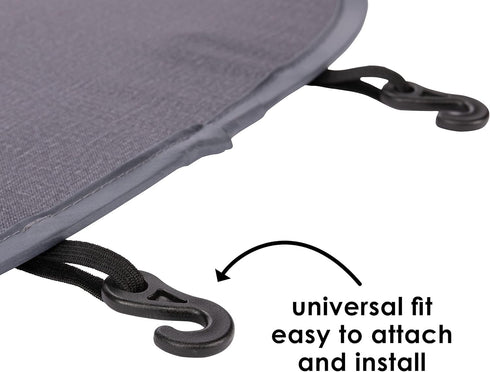 Diono Stuff 'N Scuff XL Kick Mat Back Seat Protector for Kids Feet with Storage Pocket, 100% Water Resistant for Protection of Your Upholstery fro...