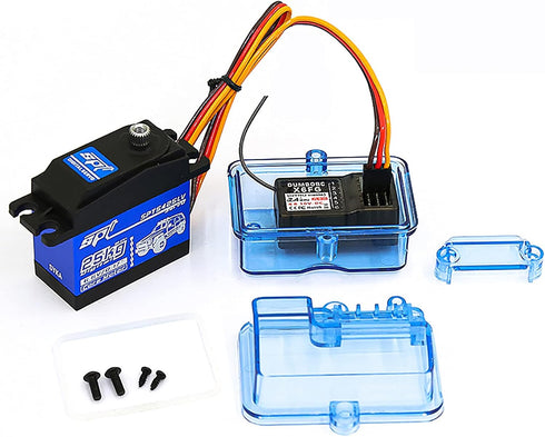 LICHIFIT ESC Receiver Box Protective Case Cover Transparent Waterproof Sealed Box for Huanqi 727 Slash RC Boat Model Accessories...