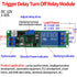 Timer Switch Module, DC 12V Adjustable Delay Timing Timer Relay ON Off Switch......