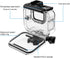 SOONSUN Waterproof Housing Case for GoPro Hero 8 Black, Built-in Dual Cold Shoe Slots and Includes 2 Clod Shoe Mount Adapters, 196 Ft Underwater P...