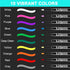Chalk Markers Fine Tip - Chalkboad Markers - Liquid Chalk Markers Erasable - Chalk Markers for Blackboard Chalk Board First Day of School Board - ...