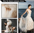 Mesh Fabric 4-Way Stretch Power Mesh 2 Yards Long 60" Wide Lightweight Sheer (Off-White)...