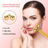 2-IN-1 Electric Face Massager Roller 24k Golden Face Roller, 3D Roller and Unique Crescent Shape Facial Roller Massager Kit Arm Eye Nose Massager ...