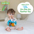 KIDS PREFERRED Sesame Streed Cookie Monster On The Go Activity Toy with Silicone Teether for Newborns...