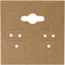Kraft Earring Cards 1 1/2" x 1 1/2" (Case of 100)...