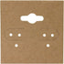 Kraft Earring Cards 1 1/2" x 1 1/2" (Case of 100)...