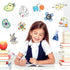 200PCS Science Stickers Chemistry Biology Physics Stickers for Students Kids Natural Science Class Teachers Laboratory Decor Water Bottles Laptop ...