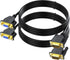 2-Pack VGA Extension Cable 6ft, VGA Cord Male to Female 15 Pin (NOT 9 Pin), SVGA HD15 Monitor Video Adapter Cable Support 1080P Full HD for Laptop...