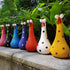 Chicken Statue Silly Chicken Decor Resin Statue Ornaments with Long Neck Handmade Unique Ornament for Home Garden Backyard Decoration(Black)...