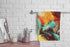 oFloral Bright Artistic Splashes Hand Towels,Abstract Painting Multicolor Dynamic Modern Futuristic Pattern Soft Comfortable Towel for Bath/Kitche...