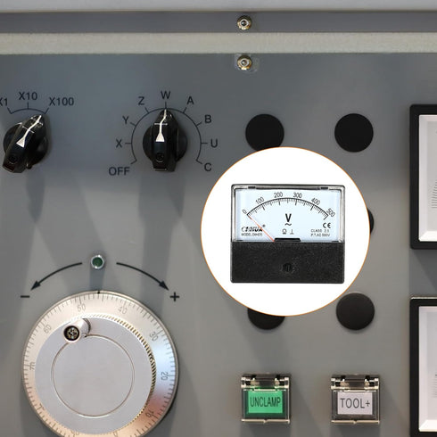 YOKIVE Analog Panel Voltmeter, DH-670 AC0-500V Volt Meter Tool, Great for Circuit Testing Measurement Equipment (Rectangle Shape)...