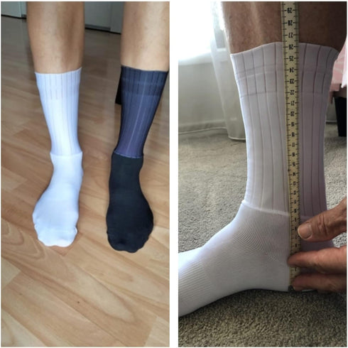 Socks For Men Anti-Slip Silicone Aero White Line Cycling Sports Running Socks...
