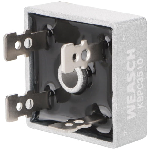 2Pcs Bridge Rectifier Diode, KBPC3510, AC to DC, 1000V 35A, 4 Pin, Full Wave Single Phase Metal Housing Bridge Rectifier (2)...