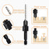 5-pc Woodworking Countersink Counterbore Drill Bit Set 3in1 for #6 8 10 12 16 Screws, M2 Pilot Drill Bits Adjustable Depth, 82-Degree Chamfer with...