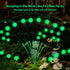 Halloween Decorations Solar Spooky Lights Outdoor - 2PACK 16LED Wind Dance Green Swaying Firefly Lights with Halloween Party Decor, Outdoor Waterp...