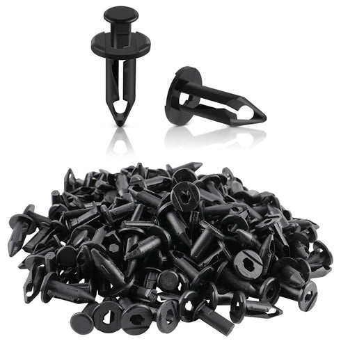 MOTOALL 100 x ATV Fender Clips Push Retainer Fasteners Fit Honda 90653-HC4-900 7661855...
