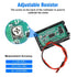 5 Pack DC 5~120V Digital Mini Voltmeter Voltage Display, SUNJOYCO 0.56" LED Display Panel Voltage Tester Meter, Car Motorcycle Battery Monitor Vol...