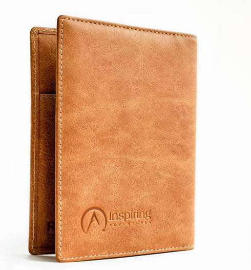 Luxury Passport and Vaccine Card Holder, Credit Card, RFID Blocking Bifold Wallet | Slim Minimalist Design | Includes Unique Gift Box | For Men an...