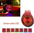 Bluetooth Headphones Over Ear Headphones with Deep Bass LED Foldable Stereo Headphones, Wired and Wireless Headset for Smart Phone/TV/PC(Red/Black...