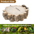 3PCS Bird Perch Natural Round Wooden Platform Parrot Perch Standing Branch for Chewing Exercise, Bird Stand Perch Swing Toys Cage Accessories for ...