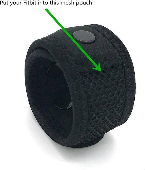 Wanty Adjustable Buckle Arm Bracelet Wear Band Ankle Wristband Band with Mesh Pouch for Fitbit ONE/Fitbit Flex 2/ Fitbit ALTA/ALTA HR/Activity Tra...