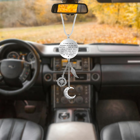 Car Hanging Ornament Charm,Car Accessories for Women and Man,Car Mirror Decor Hanging (E)...