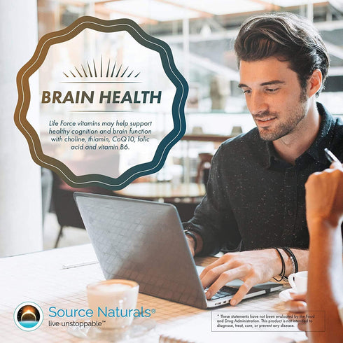 Source Naturals Life Force Multiple Iron Free Daily Multivitamin High Potency Essential Vitamins, Minerals, Antioxidants & Nutrients - Energy & Im...