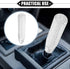 Gear Shift Knob Stick, 20cm Faux Crystal Transparent Bubble Gear Shifter Universal for Manual Transmission Vehicle Durable Acrylic Clear with Adap...