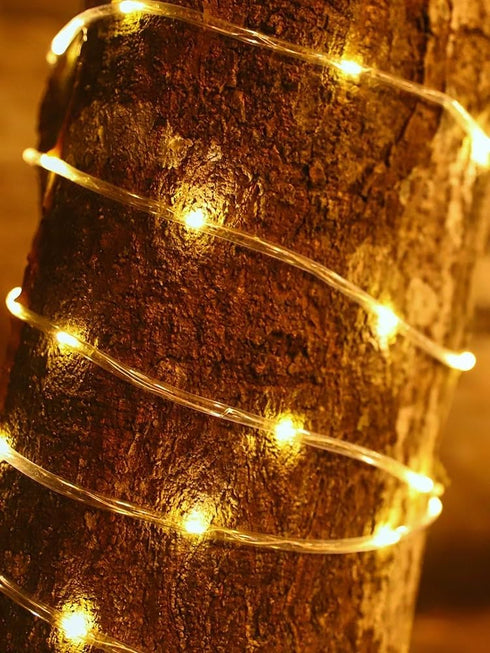 Solar Rope Light Solar Waterproof IP65 39FT 100LEDs Outdoor Rope Light?Patio Garden Solar Outdoor Lighting, Home Wedding Christmas Party Decoratio...