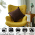 Jeanerlor Pack of 2 Cotton Linen Soft Soild Decorative Square Throw Pillow Covers Set Cushion Case for Children Kid Baby 24 x 24 Inch 60 x 60cm,Br...