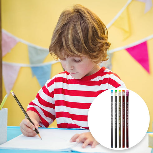 48 Pcs Math Pencils Motivational Encouragement School Pencils I Love Math Inspirational Pencils for Teachers School Classrooms Reward Birthday Par...