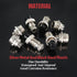Hilitchi 32-Pieces 6 7 8 9 10 Pin 16mm Thread Male Female Panel Metal Aviation Wire Connector Plug Assortment Kit...