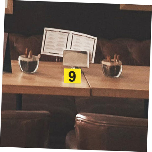 Scene Markers 20pcs digital desk game number marker table number plate multifunctional table acrylic table numbers Multifunction number plate tabl...