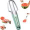 Watermelon cutter,3-in-1 Watermelon cutter Fork Slicer Fruit Cutting Fork Tool,Watermelon Popsicle Cutter, Stainless Steel watermelon cutter slice...