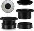 Sadnyy Parasol Umbrella Hole Ring Plug and Cap Set Outdoors Deck Table Hole Cover Insert Thicker Umbrella Plug for Patio Table Yard, Black...