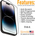 Scooch (5-in-1 iPhone 15 Screen Protector (3-Pack) with Camera Lens Protector (2-Pack) Premium 9H Tempered Glass, Anti-Scratch, Anti-Fingerprint, ...