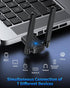 ZEXMTE Long Range USB Bluetooth Adapter for PC 5.4 USB Bluetooth Dongle with High Gain Antenna, Wireless Bluetooth Receiver 590FT / 180M, Plug &Pl...