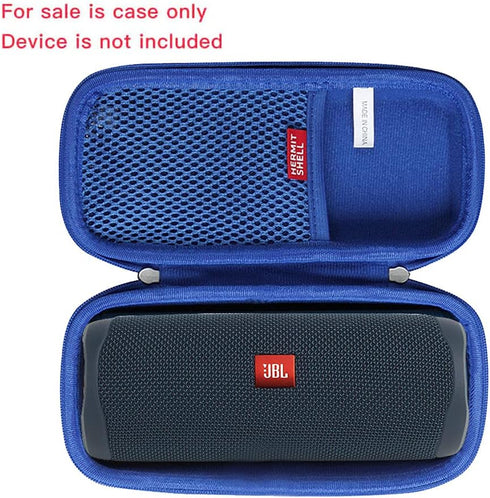 Hermitshell Hard Travel Case Fits JBL FLIP 5 / JBL FLIP 6 Waterproof Portable Bluetooth Speaker (Dark Blue)...