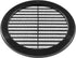 5Pack ø6" Inch Black Plastic Round Soffit Vent - Air Vent Louver - Grille Cover - Built-in Screen Mesh - HVAC Ventilation - Fresh Air Exchange in ...