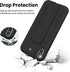 LAUDTEC Silicone Kickstand Case Compatible with iPhone X/XS, Vertical and Horizontal Stand Hand Strap Metal Kickstand Cover, Flexible Soft Liquid ...