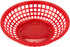 G.E.T. RB-820-R Round Serving / Bread Basket, 8", Red (Set of 12)...