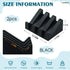 Silicone Soap Dish for Bar Soap Holder for Shower Bathroom Self Draining Waterfall Drying Tray Keep Soap Bars Dry Clean & Easy Cleaning (2, Black)...