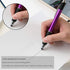 Retractable Ballpoint Pens Black Ink Pen Medium Point Work Smooth Writing for Men Women Pens for Universal Touchscreen Devices, iPad, iPhone, Andr...